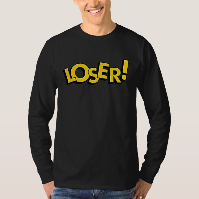Cool What a Loser Outfit Illustration Fashion Grap T-Shirt (Vorderseite)