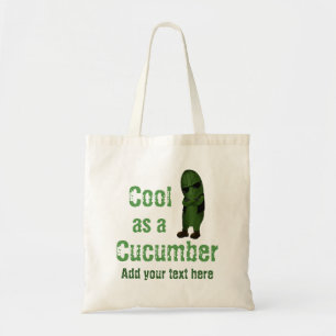 Cool wie ein Cucumber Personalisiert Tragetasche