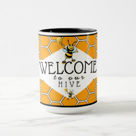 Cool Willkommen in unserem Bienenstock-Cooffee Tasse