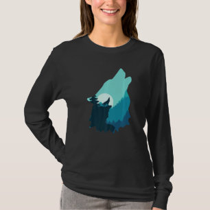 Cool Wolf Arctic Wildlife Tarot T-Shirt