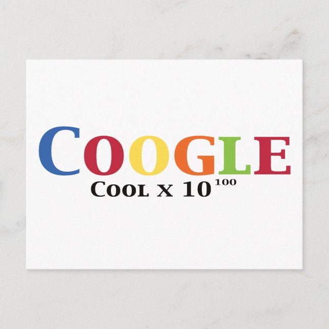 Cool x 10^100 Geschenke Postkarte (Vorderseite)