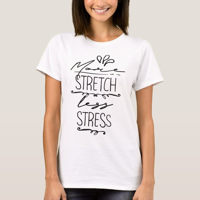 Cool Yoga Training Outfit T-Shirt (Vorderseite)