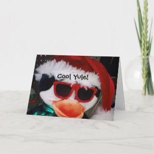 "COOL YULE / RAD NEW YEAR DUDE" FEIERTAGSKARTE