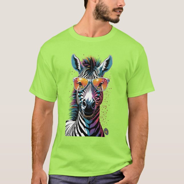 Cool Zebra Vibes T-Shirt (Vorderseite)
