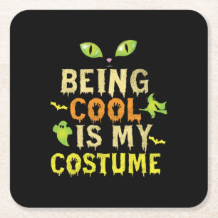 Cool zu sein ist mein Geburtstag Rechteckiger Pappuntersetzer