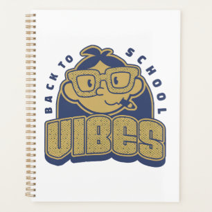 Cool zurück zur Schule Vibes Cartoon Kunst Planer
