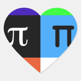 Coolblock-Happy-Pin Herz-Aufkleber