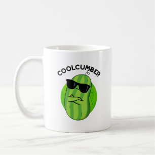 Coolcumber Funny Veggie Cucumber Pun Kaffeetasse