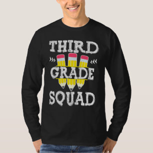 Coole 3. Klasse Squad Team Zurück zur Schule Absch T-Shirt