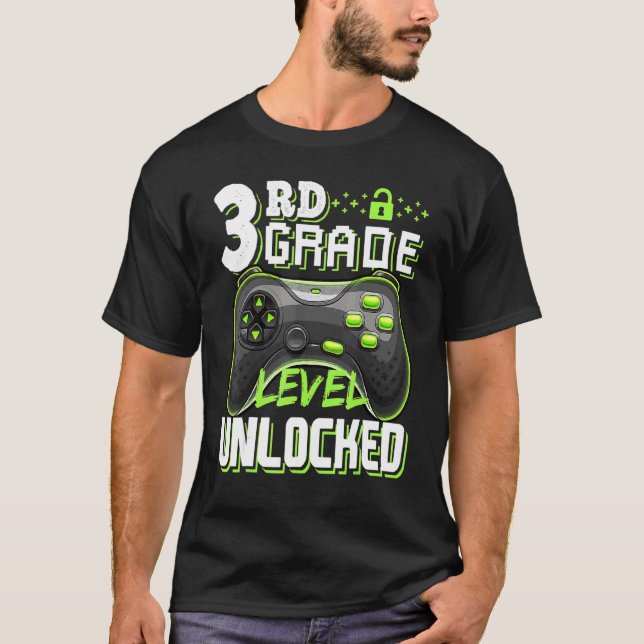 Coole 3. Stufe ungekoppelt in Schulvideo T-Shirt (Vorderseite)