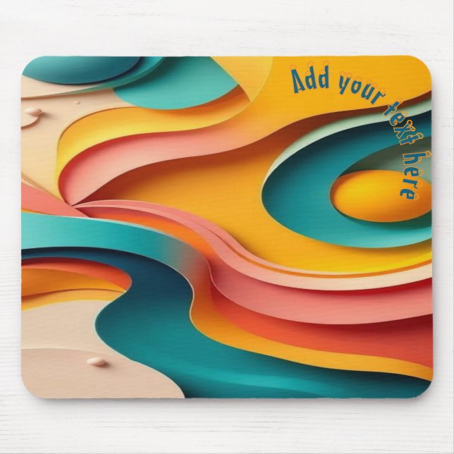 Coole 3D-Farbe des Mauspads (Vorne)