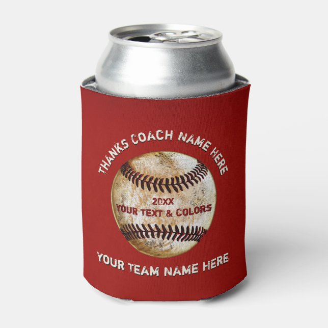 Coole, aber günstige Baseball-Trainingsgeschenke,  Dosenkühler (Kanne Vorderseite)