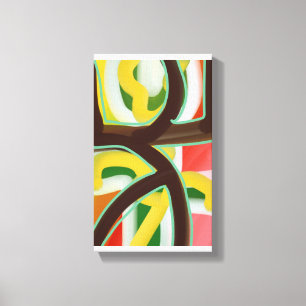 Coole abstrakte Kunst von RRW 2026 Leinwanddruck