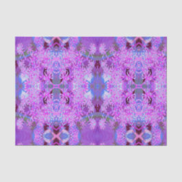 Coole Abstrakte Retro-Natur in heißrosa und Lila Seidenpapier