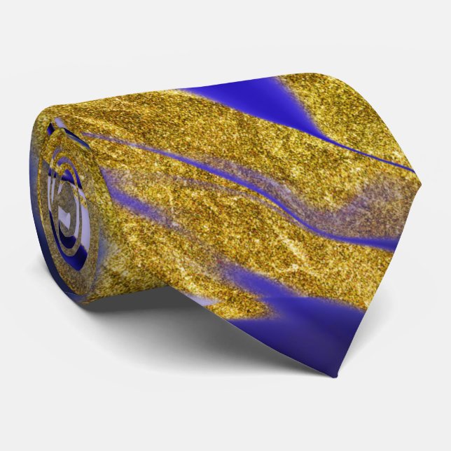 Coole Abstrakte Schnittfarben  Krawatte (Gerollt)