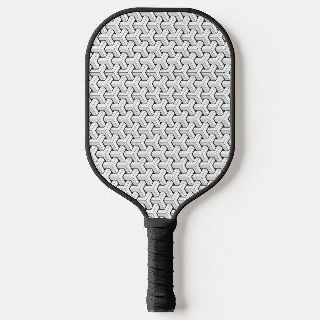 Coole, Abstrakte, Y Shaped Cubes Pickleball Schläger (Vorderseite)
