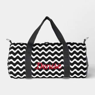 Coole Abstraktionswelle Duffle Bag