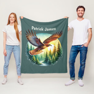 Coole Adlerfreunde geben den Namen Fleecedecke
