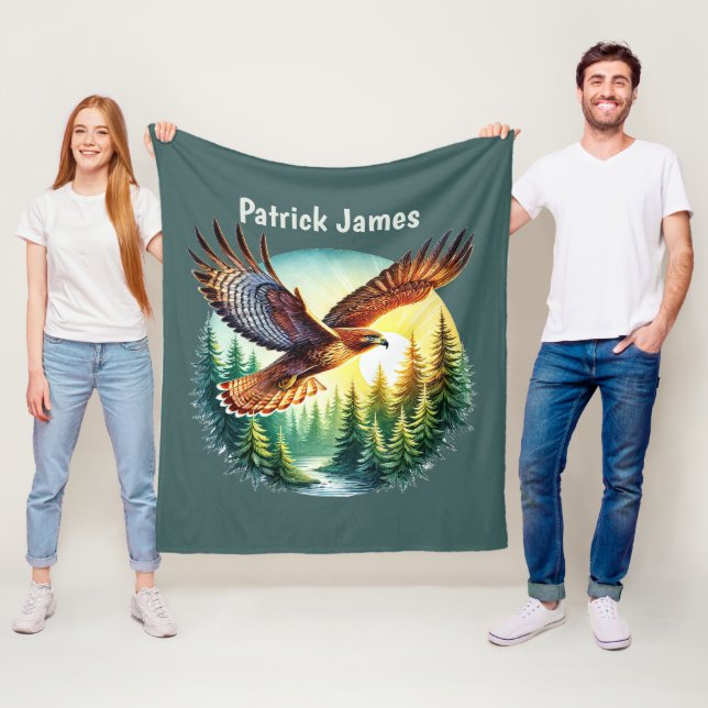 Coole Adlerfreunde geben den Namen Fleecedecke (Beispiel)