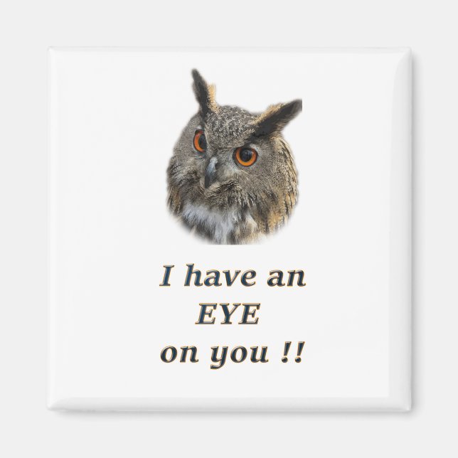 Coole Adleruhu Magnet (Vorne)