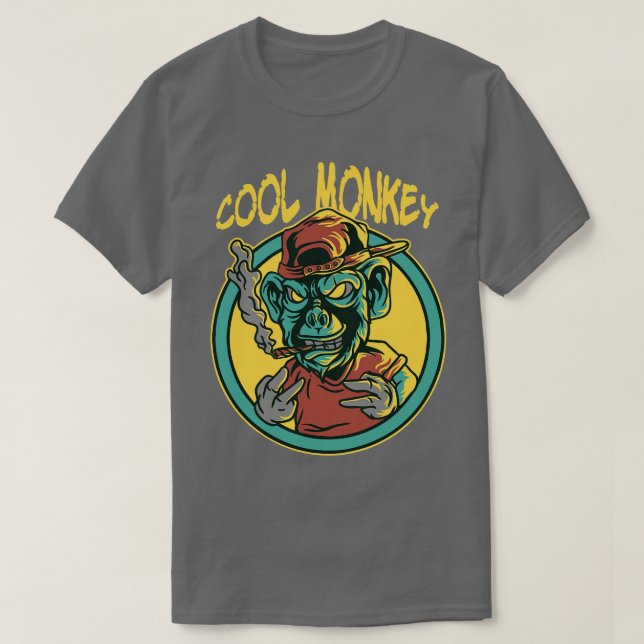 Coole Affendarstellung T-Shirt (Design vorne)