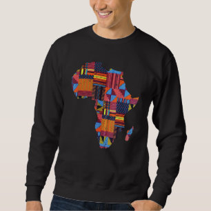 Coole Afrikanische Karte für Männer Frauen Traditi Sweatshirt