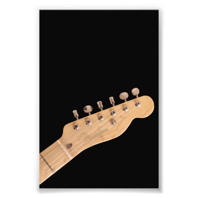 Coole akustische Gitarre Fotodruck (Vorne)