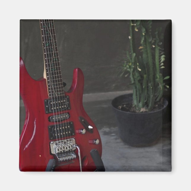 Coole akustische Gitarre Magnet (Vorne)