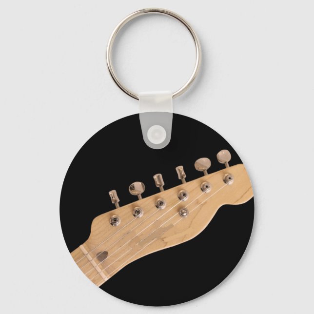 Coole akustische Gitarre Schlüsselanhänger (Vorderseite)