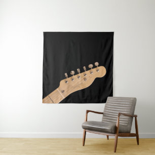 Coole akustische Gitarre Wandteppich