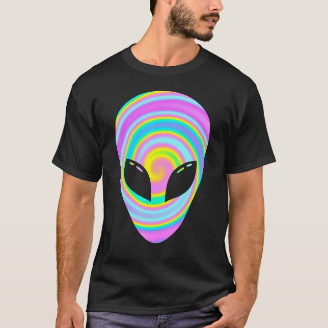Coole Alien Leiter Alien Rave Edm Party Beli T-Shirt (Vorderseite)