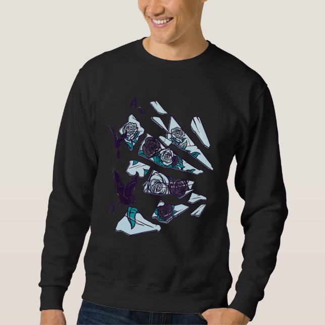 Coole Alien mit Coat Sweatshirt (Vorderseite)