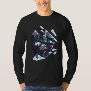 Coole Alien mit Coat T-Shirt