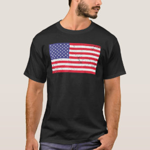 Coole amerikanische Flagge 4. Juli USA Patriotic T-Shirt