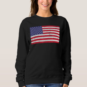 Coole amerikanische Flagge 4. Juli USA Patriotisch Sweatshirt