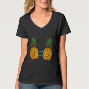 Coole Ananas Bra Summer Hawaii Fruit Beach Holid T-Shirt