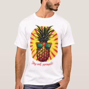 Coole Ananas in einer Sonnenbrille T-Shirt