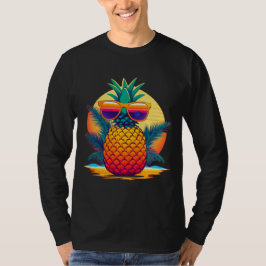 Coole Ananas Sunset Vibes T-Shirt