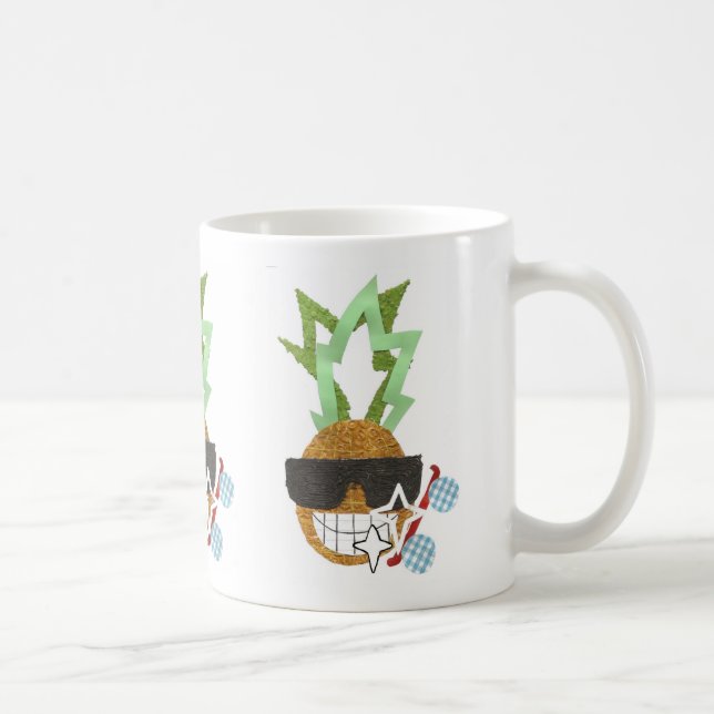 Coole Ananas-Tasse Tasse (Rechts)