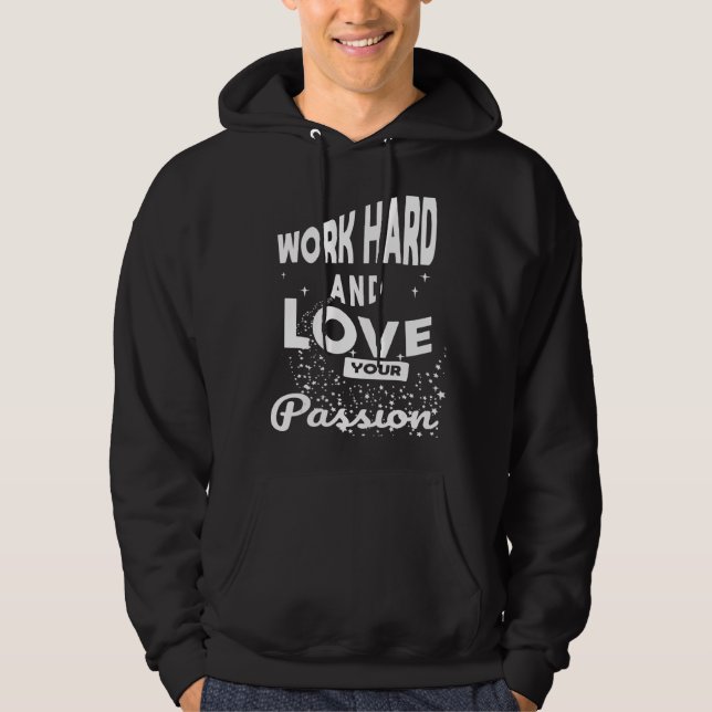 Coole Angebotsarbeit und Liebe Ihrer Leidenschaft  Hoodie (Vorderseite)