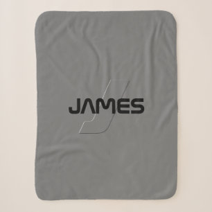 Coole anpassbare Namen- und Monogramm-Bekleidung Sherpadecke
