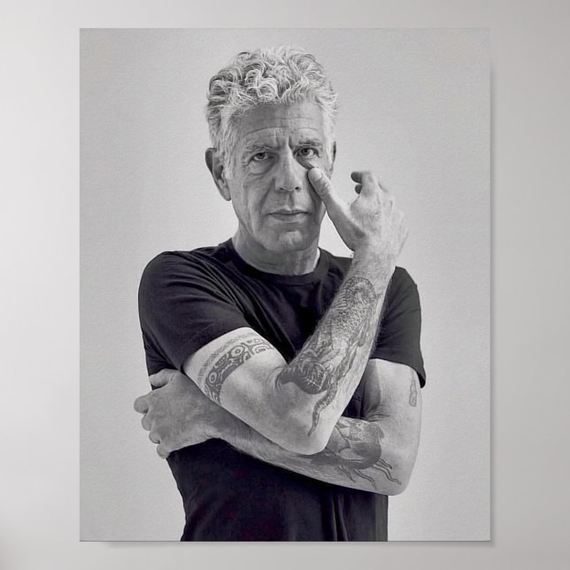 coole Anthony Bourdain Poster (Vorne)