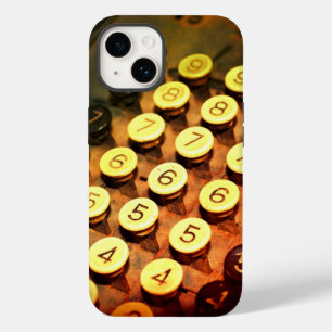 coole antike Rechenmaschinen-Tasten Fotografie Case-Mate iPhone 14 Hülle