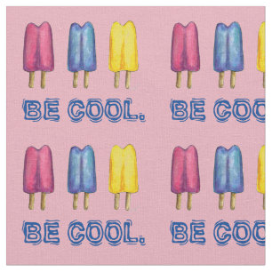 Coole Aquarellfarbe Zweifarbiger Pop Popcles Pink  Stoff