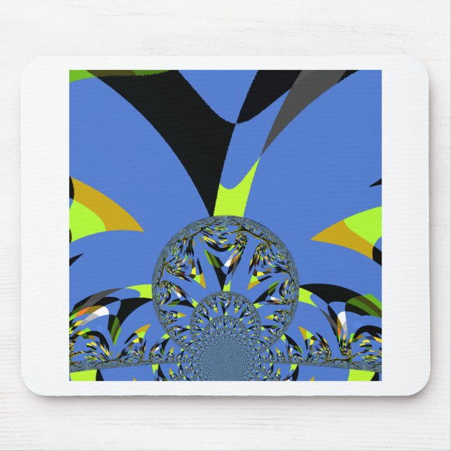 Coole Arches mit Fraktal Spheres Art Design Mousepad (Vorne)
