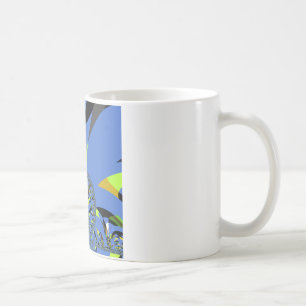 Coole Arches mit Fraktal Spheres Art Design Tasse