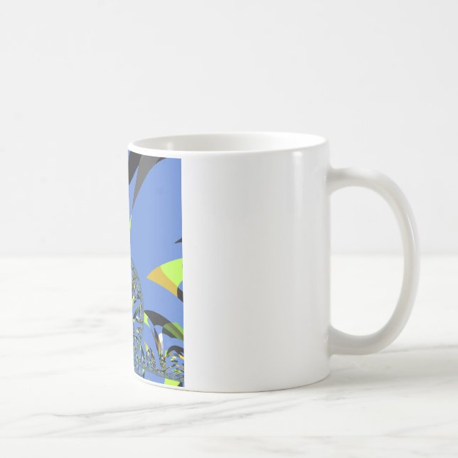 Coole Arches mit Fraktal Spheres Art Design Tasse (Rechts)