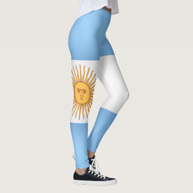Coole argentinische Flagge Leggings (Rechts)