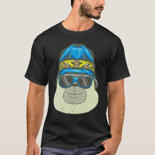 Coole arktische Tiersonnenbrille Polarbär 1 T-Shirt