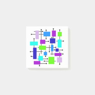 Coole Atomwinkel Post-it Klebezettel